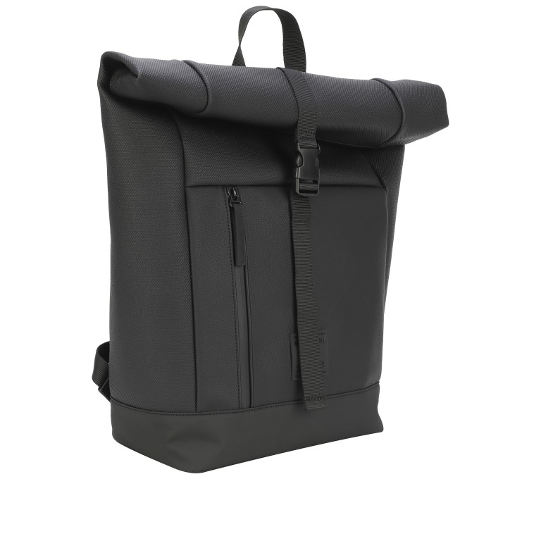 Rucksack Westferry Backpack Eddie MVF, Farbe: schwarz, grau, Marke: Strellson, Abmessungen in cm: 27x42x16, Bild 2 von 7