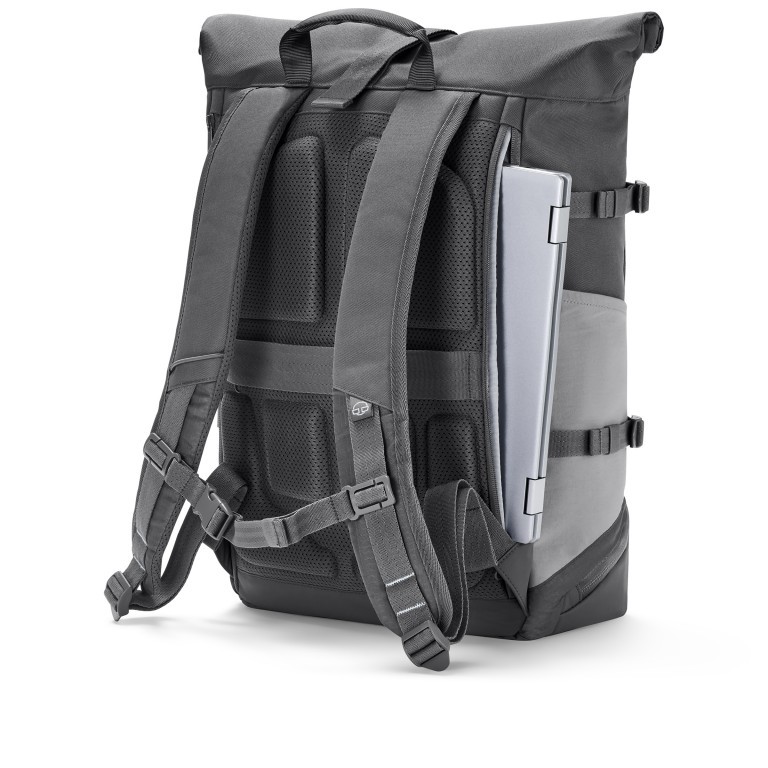 Rucksack Move Series Allen Large erweiterbar, Farbe: grau, beige, Marke: Johnny Urban, Abmessungen in cm: 31x45x15, Bild 11 von 13