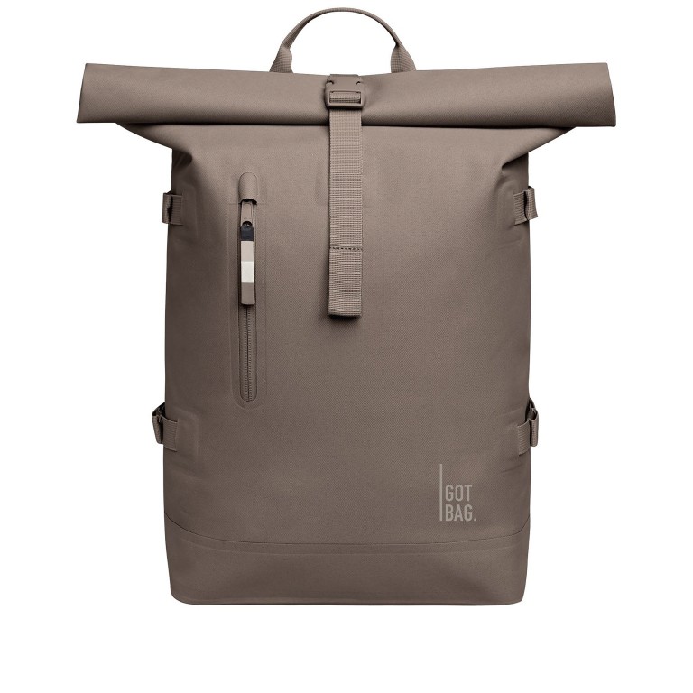 Rucksack Rolltop 2.0 Monochrome, Farbe: schwarz, grau, blau/petrol, braun, taupe/khaki, Marke: Got Bag, Abmessungen in cm: 33x43x16, Bild 1 von 13