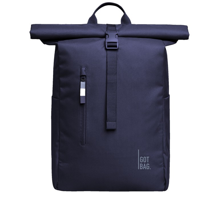 Rucksack Rolltop Easy Monochrome, Farbe: grau, blau/petrol, grün/oliv, rot/weinrot, beige, Marke: Got Bag, Abmessungen in cm: 30x42x15, Bild 1 von 10