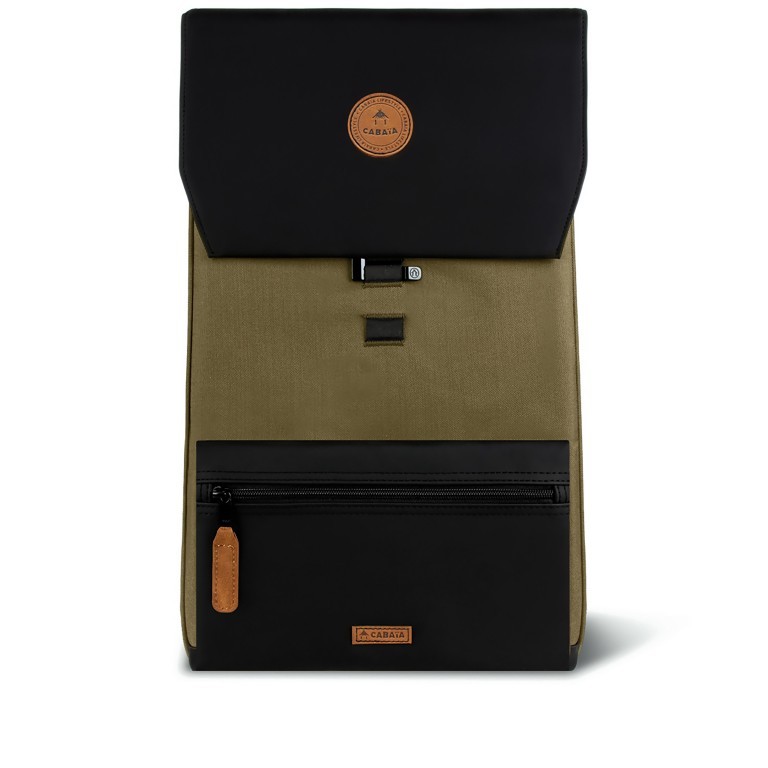Rucksack City Medium mit zwei auswechselbaren Vortaschen, Marke: Cabaia, Abmessungen in cm: 27x43x16, Bild 2 von 8