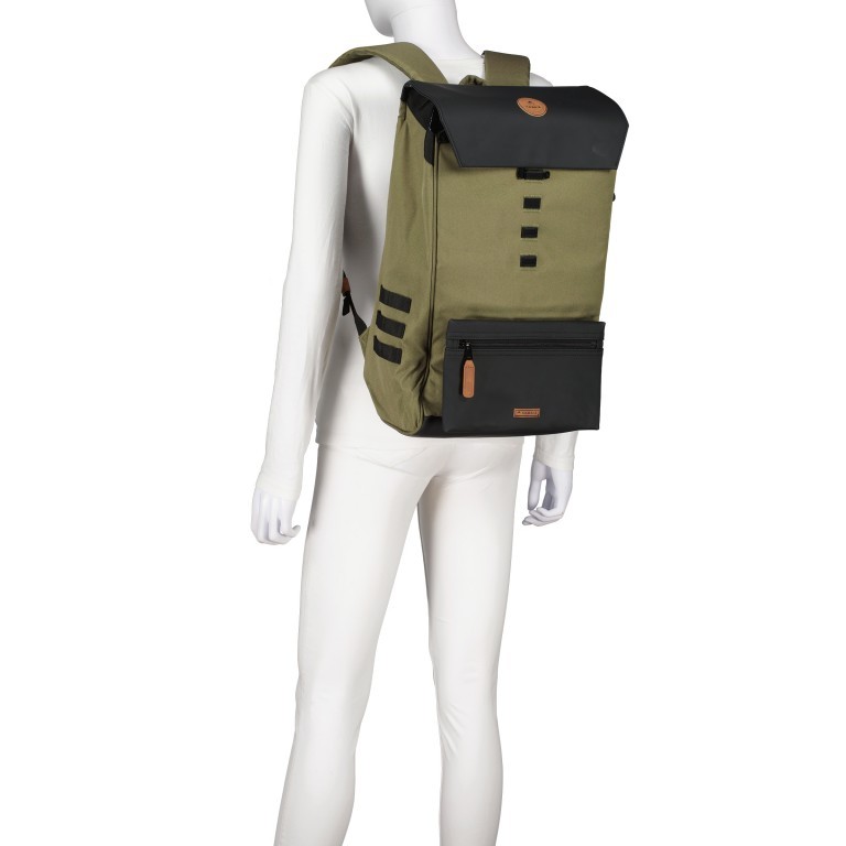 Rucksack City Medium mit zwei auswechselbaren Vortaschen, Marke: Cabaia, Abmessungen in cm: 27x43x16, Bild 7 von 8