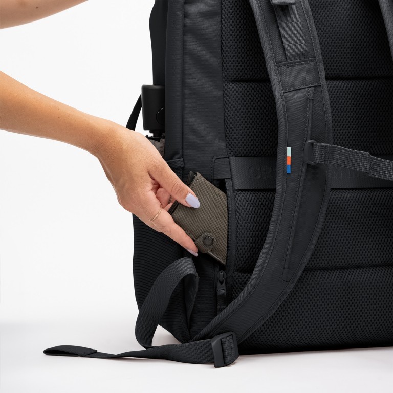 Rucksack Pro Pack Travel mit Laptopfach 16 Zoll, Farbe: schwarz, blau/petrol, grün/oliv, beige, Marke: Got Bag, Abmessungen in cm: 35x53x20, Bild 12 von 16