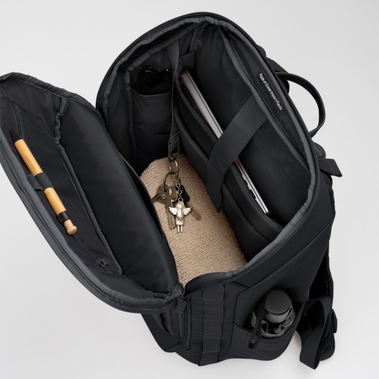 Rucksack Pro Pack Travel mit Laptopfach 16 Zoll, Farbe: schwarz, blau/petrol, grün/oliv, beige, Marke: Got Bag, Abmessungen in cm: 35x53x20, Bild 10 von 16