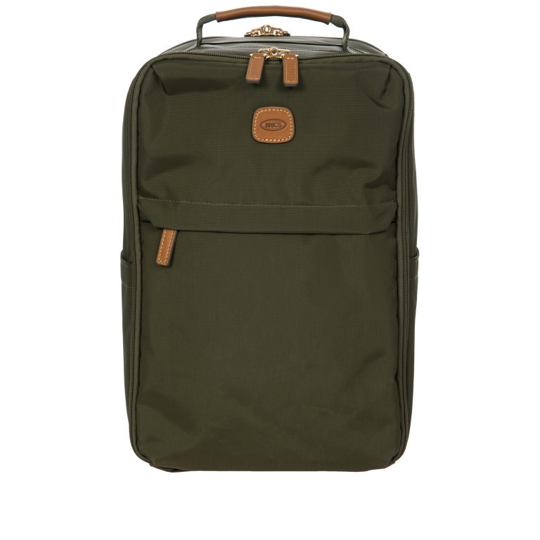 Rucksack X-BAG & X-Travel Underseat Backpack, Farbe: blau/petrol, grün/oliv, Marke: Brics, Abmessungen in cm: 26x39x19, Bild 1 von 9