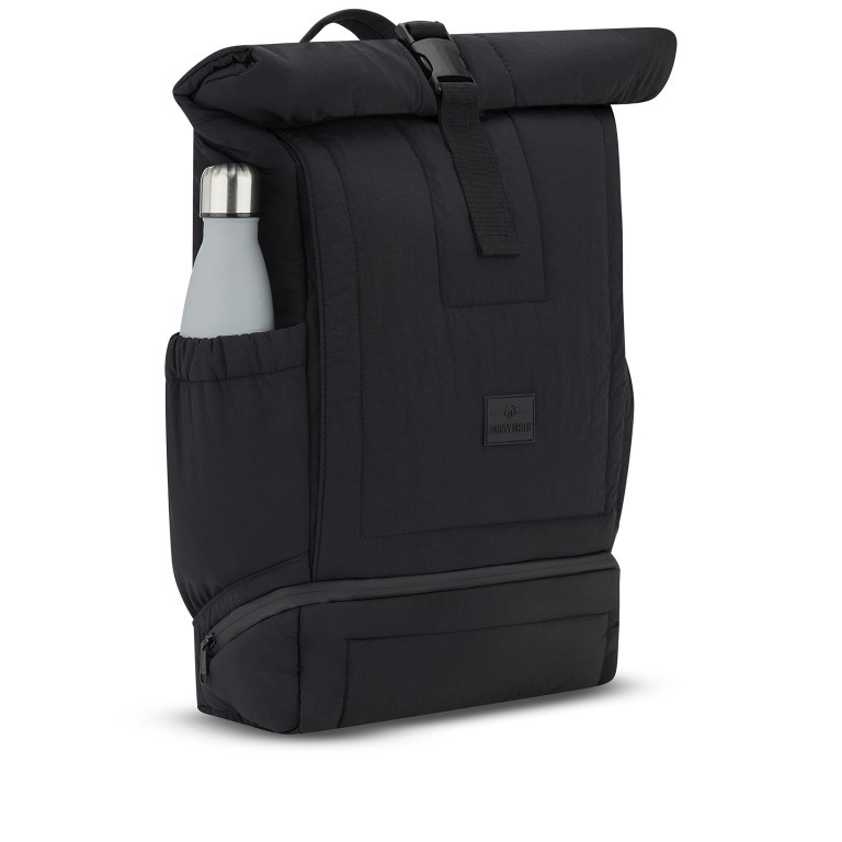 Rucksack Eco Series Kyle erweiterbar, Farbe: schwarz, beige, Marke: Johnny Urban, Abmessungen in cm: 31x45x14, Bild 7 von 17
