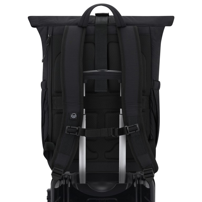 Rucksack Eco Series Kyle erweiterbar, Farbe: schwarz, beige, Marke: Johnny Urban, Abmessungen in cm: 31x45x14, Bild 8 von 17