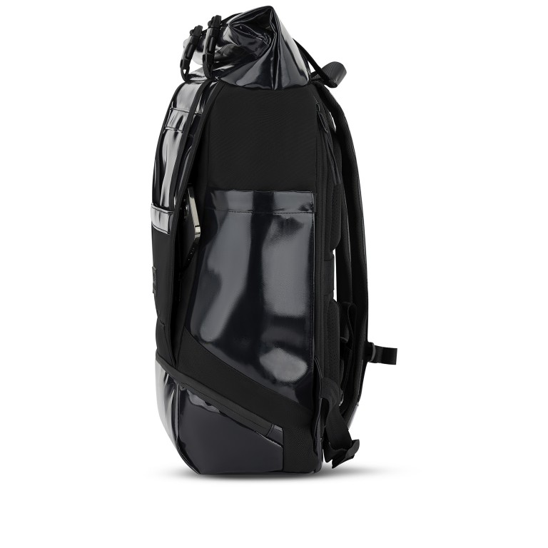 Rucksack Ashton mit Rolltop, Farbe: schwarz, beige, Marke: Johnny Urban, Abmessungen in cm: 30x46x18, Bild 3 von 16