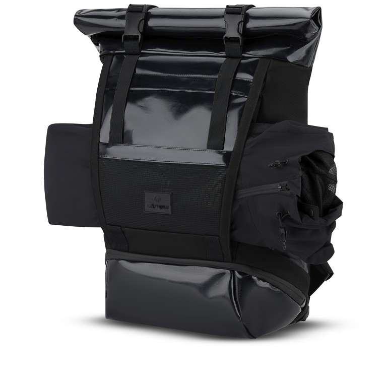 Rucksack Ashton mit Rolltop, Farbe: schwarz, beige, Marke: Johnny Urban, Abmessungen in cm: 30x46x18, Bild 2 von 16