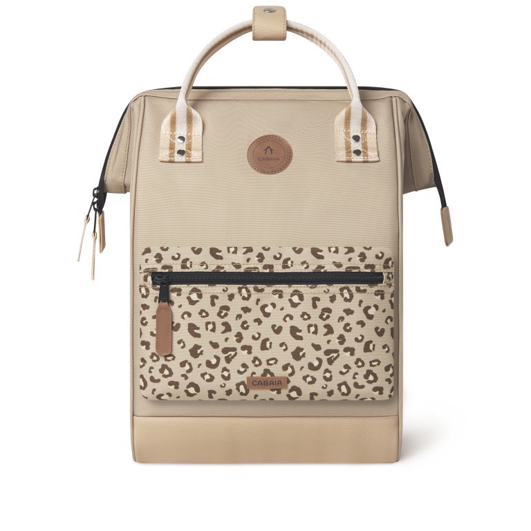 Rucksack Adventurer Medium mit zwei auswechselbaren Vortaschen, Farbe: blau/petrol, beige, Marke: Cabaia, Abmessungen in cm: 27x41x16, Bild 2 von 10