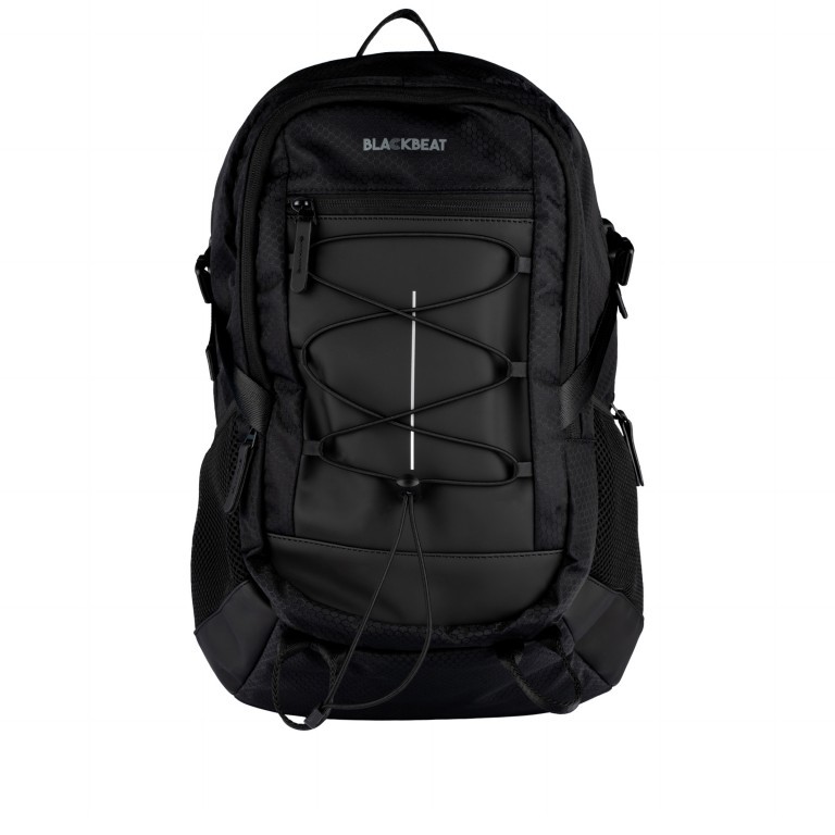 Rucksack Trondheim Hurlock mit Laptopfach 15.6 Zoll, Farbe: schwarz, grau, Marke: Blackbeat, Abmessungen in cm: 32x49x18, Bild 1 von 6