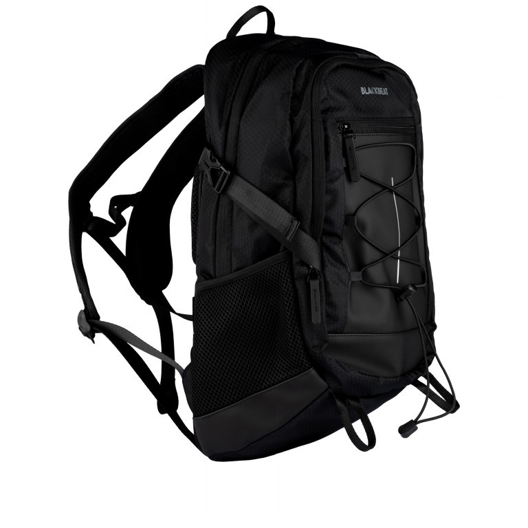 Rucksack Trondheim Hurlock mit Laptopfach 15.6 Zoll, Farbe: schwarz, grau, Marke: Blackbeat, Abmessungen in cm: 32x49x18, Bild 2 von 6