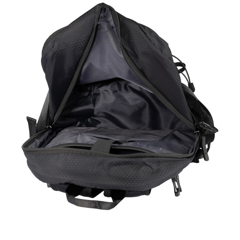 Rucksack Trondheim Hurlock mit Laptopfach 15.6 Zoll, Farbe: schwarz, grau, Marke: Blackbeat, Abmessungen in cm: 32x49x18, Bild 4 von 6