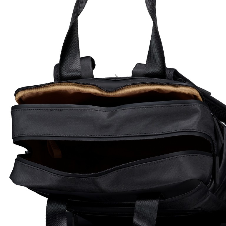 Rucksack City-Lights Hamburg XL CL-12696, Farbe: anthrazit, blau/petrol, beige, Marke: Harbour 2nd, Abmessungen in cm: 29x38x16, Bild 5 von 5