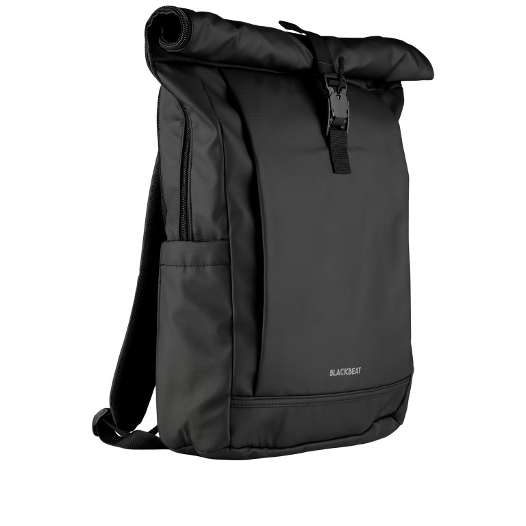 Rucksack BBRS93-B, Farbe: schwarz, grau, blau/petrol, grün/oliv, Marke: Blackbeat, Abmessungen in cm: 30x42x10, Bild 2 von 6