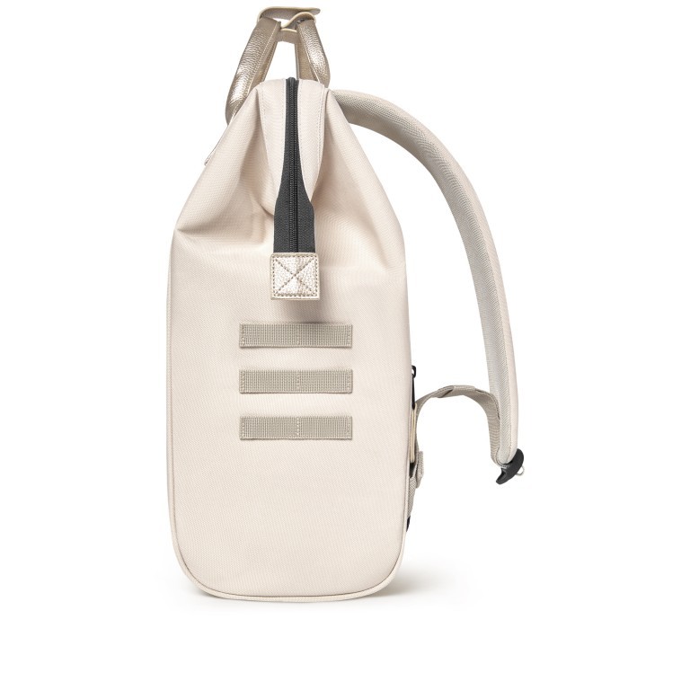 Rucksack Adventurer Large mit zwei auswechselbaren Vortaschen, Farbe: blau/petrol, grün/oliv, beige, Marke: Cabaia, Abmessungen in cm: 29x46x17, Bild 5 von 10