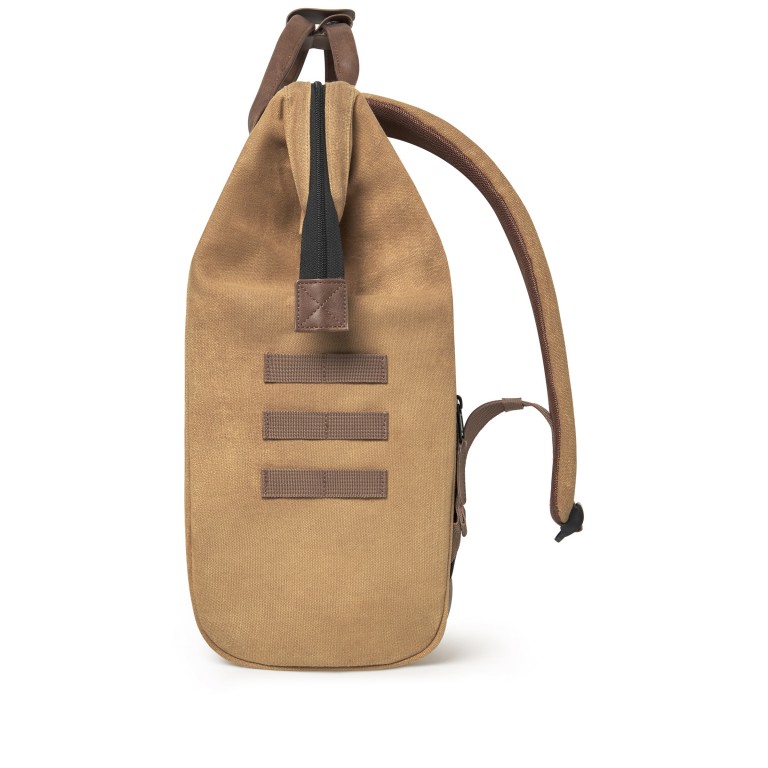 Rucksack Adventurer Large mit zwei auswechselbaren Vortaschen, Farbe: schwarz, braun, cognac, Marke: Cabaia, Abmessungen in cm: 29x49x17, Bild 5 von 9