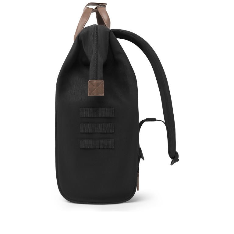 Rucksack Adventurer Large mit zwei auswechselbaren Vortaschen, Farbe: schwarz, braun, cognac, Marke: Cabaia, Abmessungen in cm: 29x49x17, Bild 5 von 10