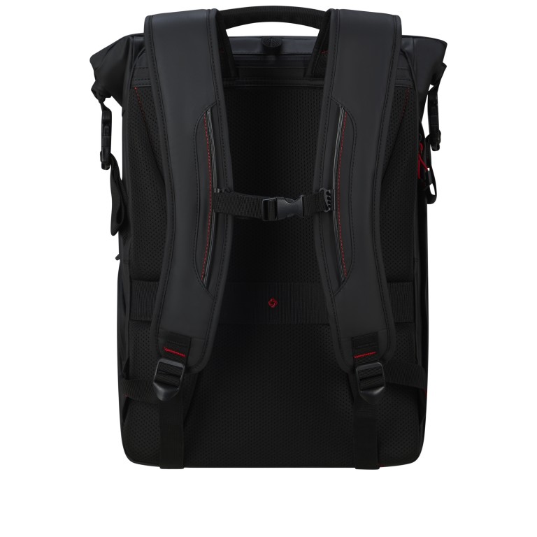 Rucksack Ecodiver Rolltop Backpack L erweiterbar, Farbe: schwarz, orange, Marke: Samsonite, Bild 4 von 16