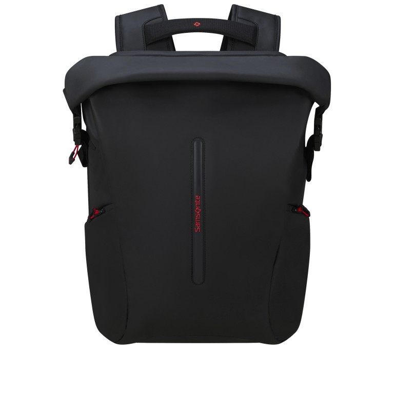Rucksack Ecodiver Rolltop Backpack L erweiterbar, Farbe: schwarz, orange, Marke: Samsonite, Bild 1 von 16
