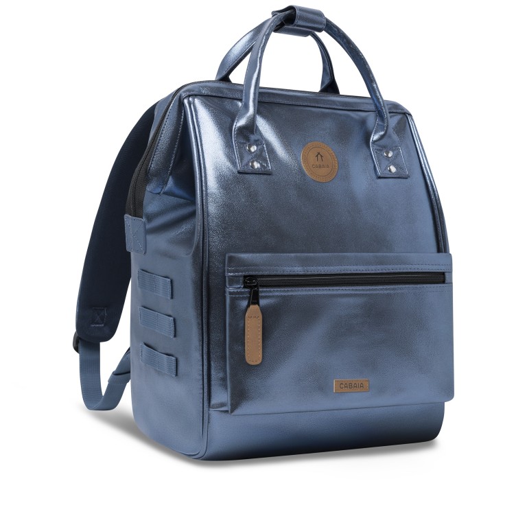 Rucksack Adventurer Medium, Farbe: grau, blau/petrol, Marke: Cabaia, Abmessungen in cm: 27x41x16, Bild 4 von 10
