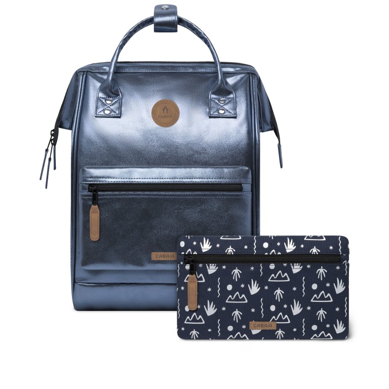 Rucksack Adventurer Medium, Farbe: grau, blau/petrol, Marke: Cabaia, Abmessungen in cm: 27x41x16, Bild 1 von 10