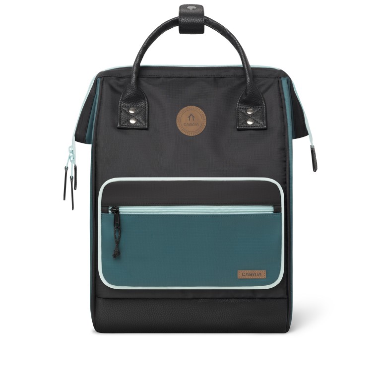 Freizeitrucksack Adventurer Medium MEDIUM.SALTLAKECITY, Farbe: blau/petrol, grün/oliv, Marke: Cabaia, Bild 3 von 10