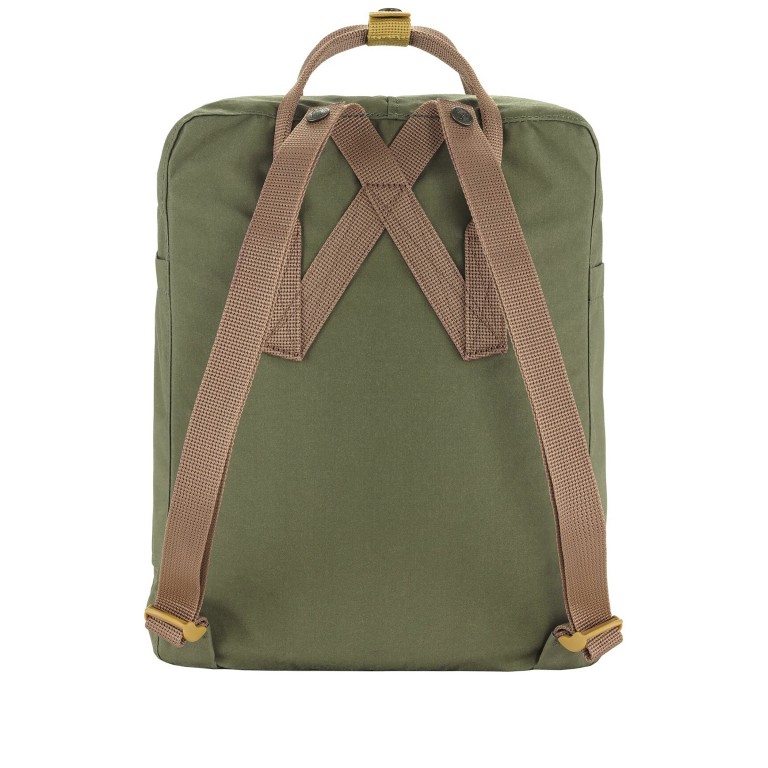 Rucksack Kånken Koncept Limited Edition, Farbe: grau, grün/oliv, rosa/pink, Marke: Fjällräven, Abmessungen in cm: 27.5x36x12, Bild 3 von 6