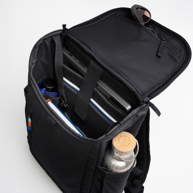 Rucksack Serene Pack mit Laptopfach 16 Zoll, Farbe: schwarz, grün/oliv, beige, Marke: Got Bag, Abmessungen in cm: 29x43x14, Bild 7 von 9