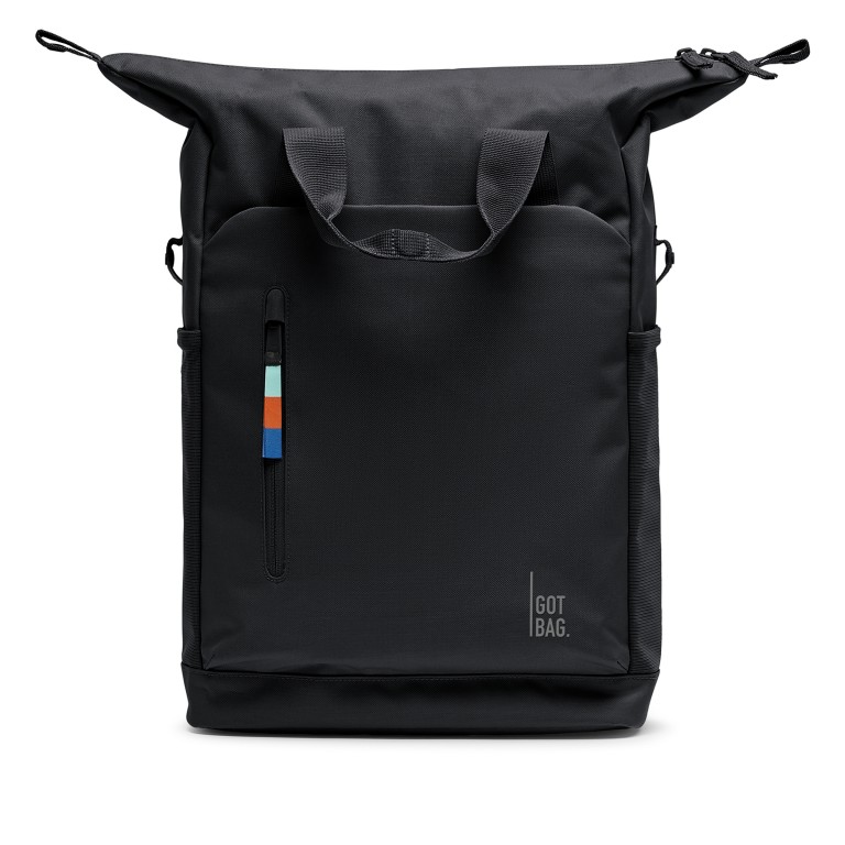 Rucksack Flow Pack mit Laptopfach 14 Zoll, Farbe: schwarz, grün/oliv, beige, Marke: Got Bag, Abmessungen in cm: 30x40x14, Bild 10 von 10