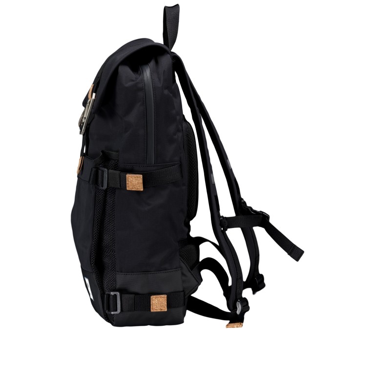Rucksack Commuter mit Laptopfach 13 Zoll, Farbe: schwarz, blau/petrol, braun, grün/oliv, beige, Marke: Faguo, Abmessungen in cm: 27.5x43x11, Bild 2 von 8