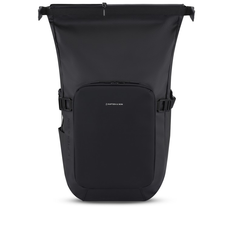 Rucksack Lisbon Small, Farbe: schwarz, beige, Marke: Kapten & Son, Abmessungen in cm: 30x40x17, Bild 5 von 7