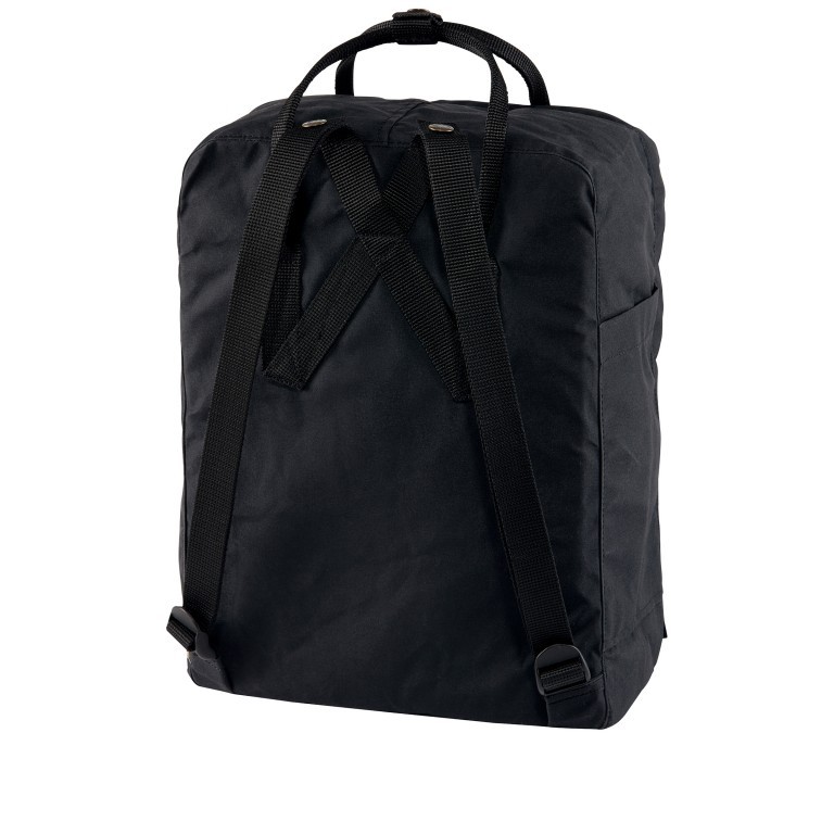 Rucksack Kånken Black Striped, Farbe: schwarz, Marke: Fjällräven, EAN: 7323450363277, Abmessungen in cm: 27x38x13, Bild 5 von 17