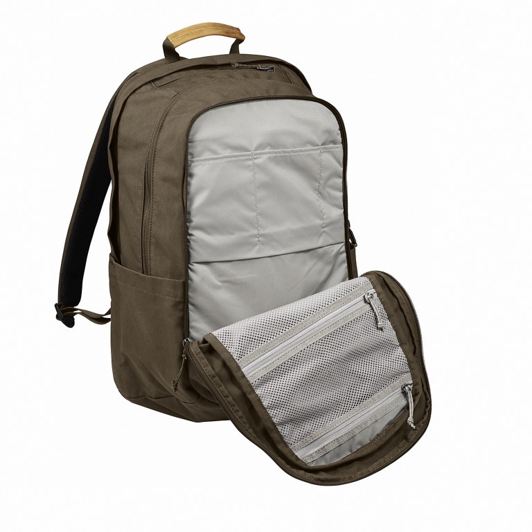 Rucksack Räven Volumen 28 Liter Super Grey, Farbe: grau, Marke: Fjällräven, EAN: 7323450451721, Abmessungen in cm: 28x46x31, Bild 9 von 11