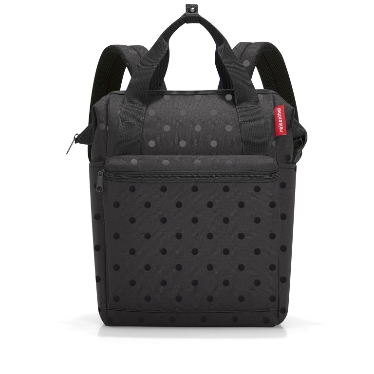 Rucksack Allrounder R, Farbe: schwarz, anthrazit, grau, blau/petrol, braun, cognac, taupe/khaki, grün/oliv, rot/weinrot, orange, beige, bunt, Marke: Reisenthel, Abmessungen in cm: 31x39x17, Bild 1 von 7