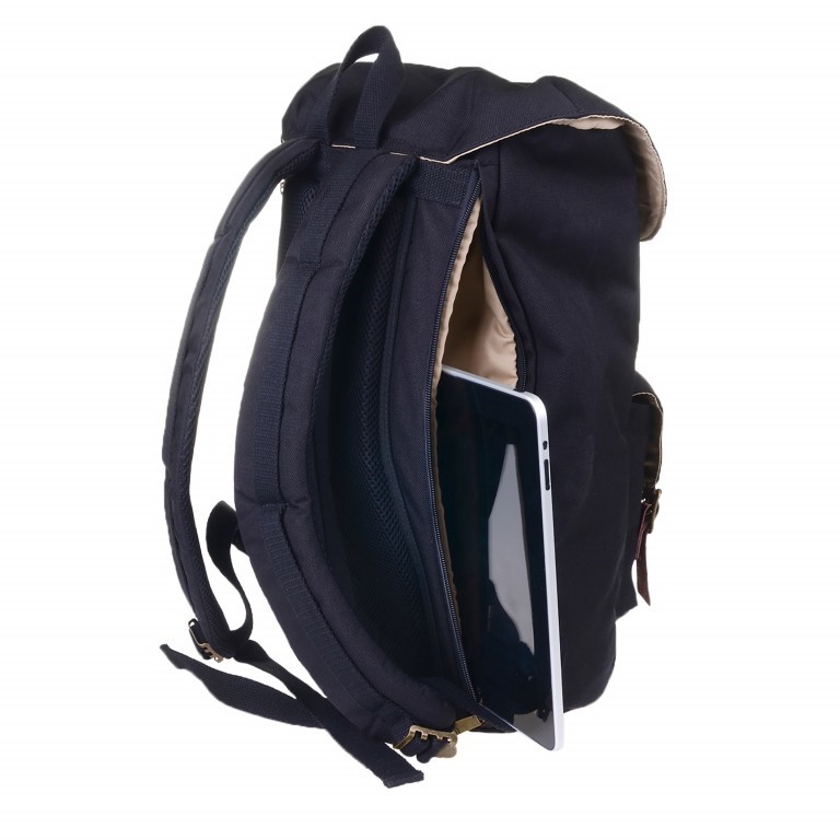 Rucksack American Vintage Größe 26 Liter Black, Farbe: schwarz, Marke: Doughnut, EAN: 4897065900132, Abmessungen in cm: 31x51x16, Bild 5 von 5