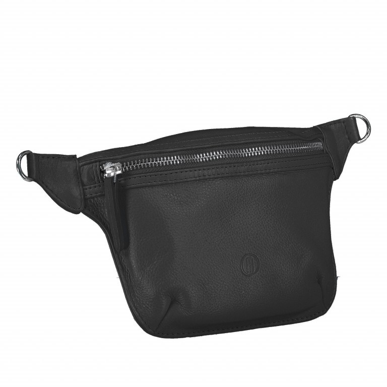 Gürteltasche Milano Schwarz, Farbe: schwarz, Marke: Hausfelder Manufaktur, EAN: 4251672756313, Bild 2 von 7