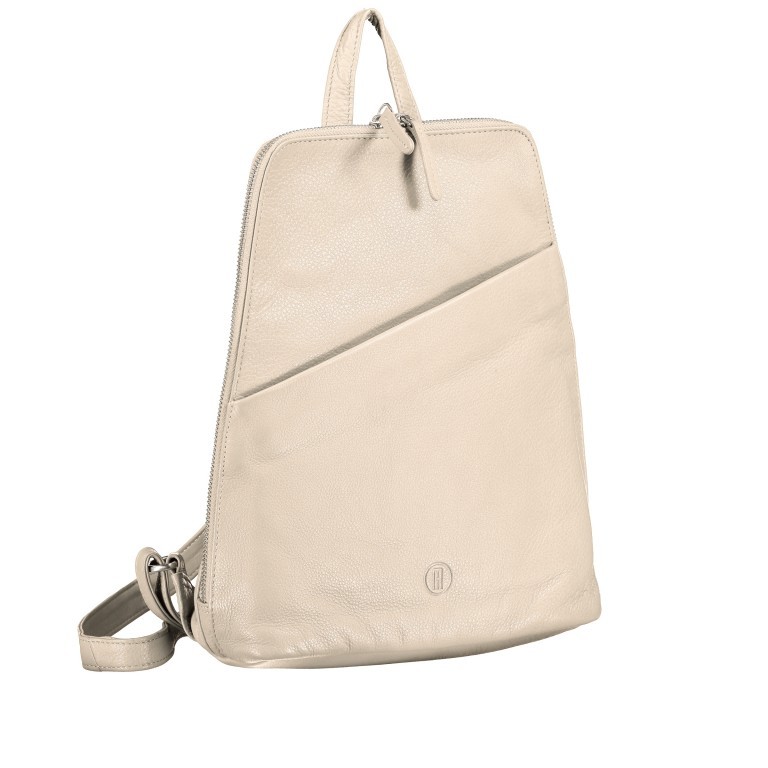 Rucksack Milano Beige, Farbe: beige, Marke: Hausfelder Manufaktur, EAN: 4065646011601, Abmessungen in cm: 24x30.5x10, Bild 2 von 7