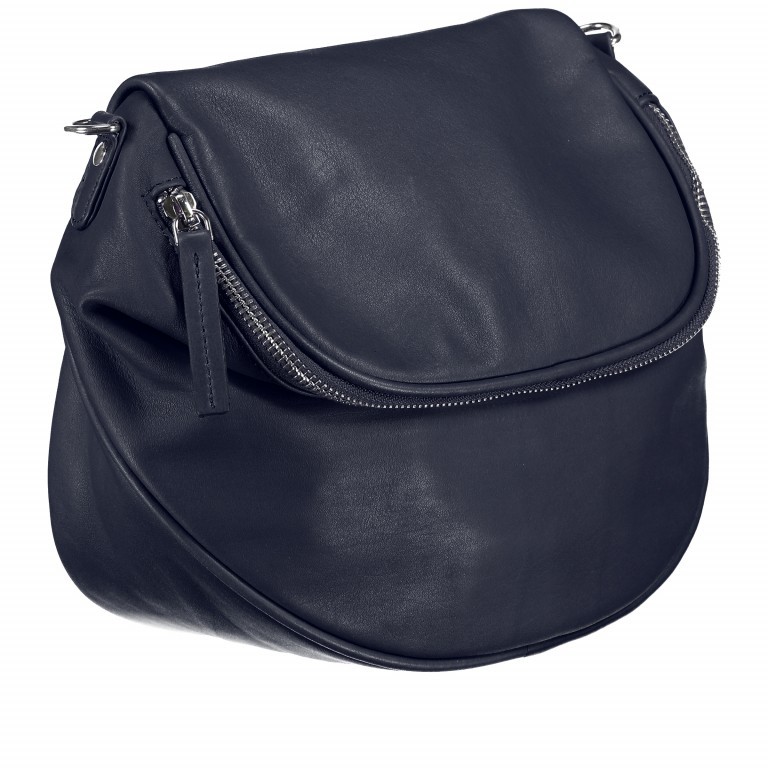 Umhängetasche / Gürteltasche Milano AGT03 Dunkelblau, Farbe: blau/petrol, Marke: Hausfelder Manufaktur, EAN: 4251672708015, Bild 2 von 11
