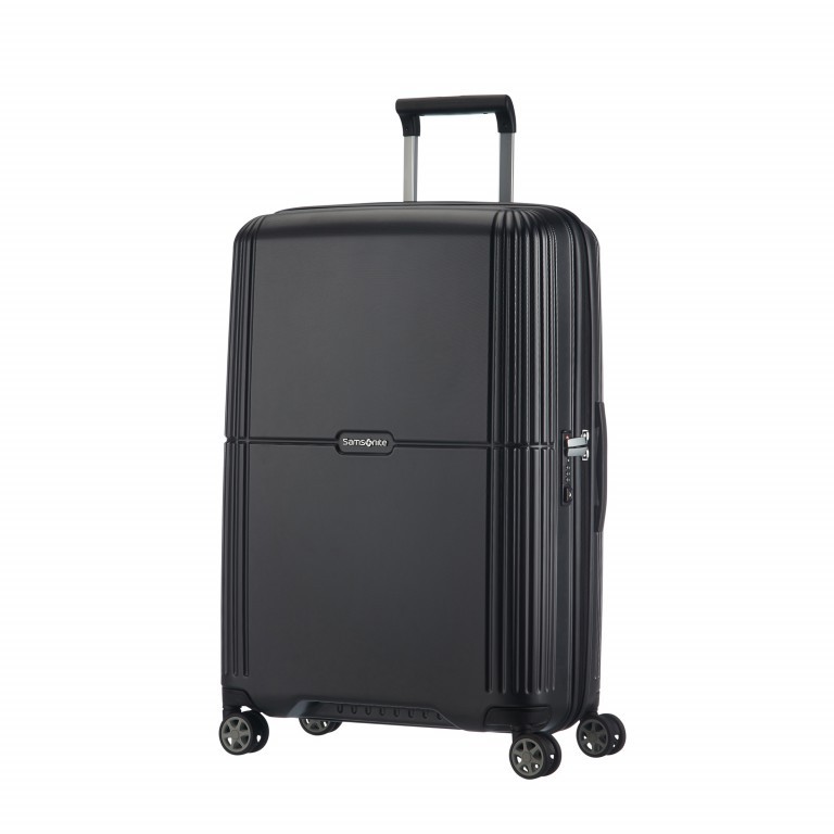 Koffer Orfeo Spinner 69 Ink Black, Farbe: schwarz, Marke: Samsonite, EAN: 5414847812613, Abmessungen in cm: 47x69x27, Bild 1 von 12