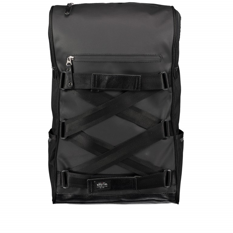 Rucksack Rokko mit Laptopfach 15 Zoll Black, Farbe: schwarz, Marke: Harvest Label, EAN: 4260594130170, Abmessungen in cm: 31x50x14, Bild 1 von 7