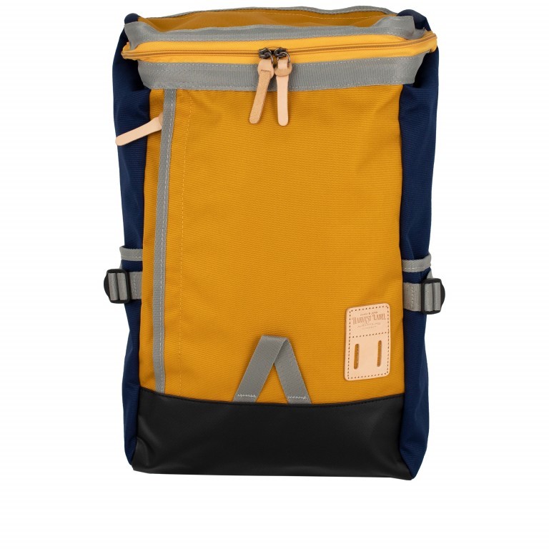 Rucksack Kuzumi Bügelveschluss Mustard, Farbe: gelb, Marke: Harvest Label, EAN: 4260594130590, Abmessungen in cm: 30x43x8, Bild 1 von 6