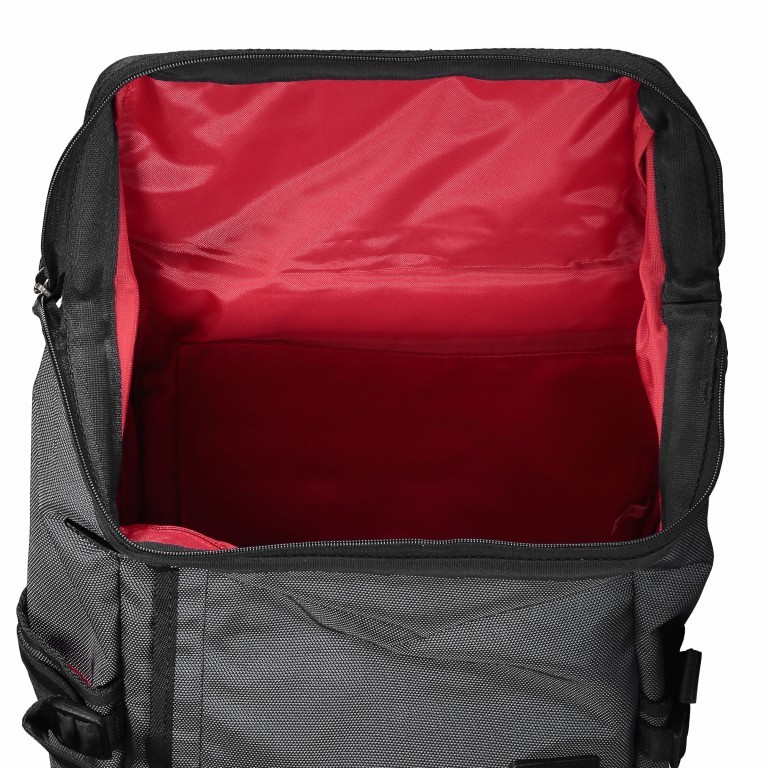 Rucksack Asama Bügelverschluss Black, Farbe: schwarz, Marke: Harvest Label, EAN: 4260594131405, Abmessungen in cm: 30x43x8, Bild 7 von 7