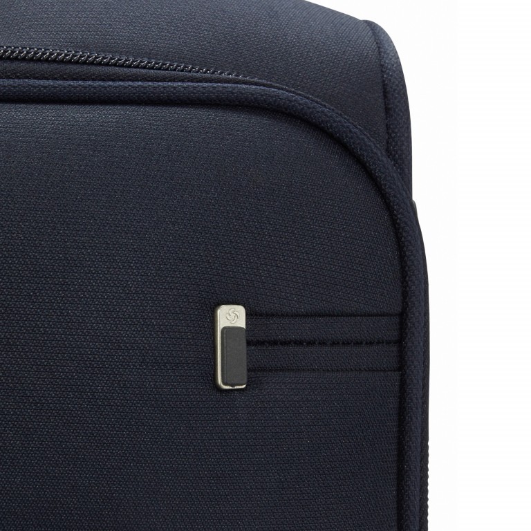 Koffer base-boost Spinner 66 Navy Blue Stripes, Farbe: blau/petrol, Marke: Samsonite, EAN: 5414847963216, Abmessungen in cm: 44x66x28, Bild 10 von 11