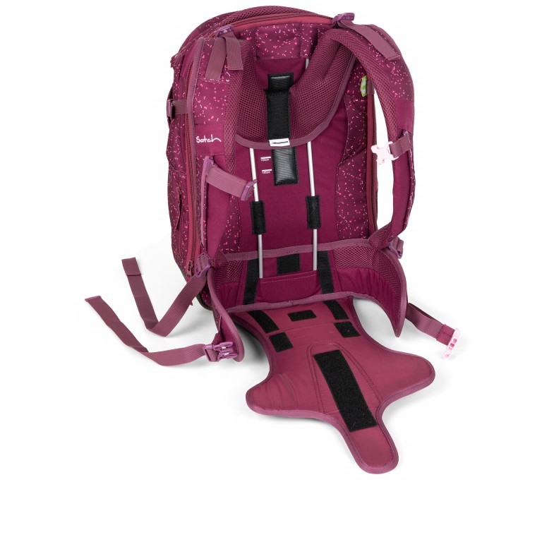 Rucksack Pack Berry Bash, Farbe: rot/weinrot, Marke: Satch, EAN: 4057081041107, Abmessungen in cm: 30x45x22, Bild 17 von 17