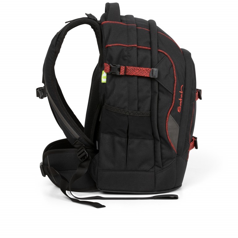 Rucksack Pack Black Volcano, Farbe: schwarz, Marke: Satch, EAN: 4057081041121, Abmessungen in cm: 30x45x22, Bild 3 von 18