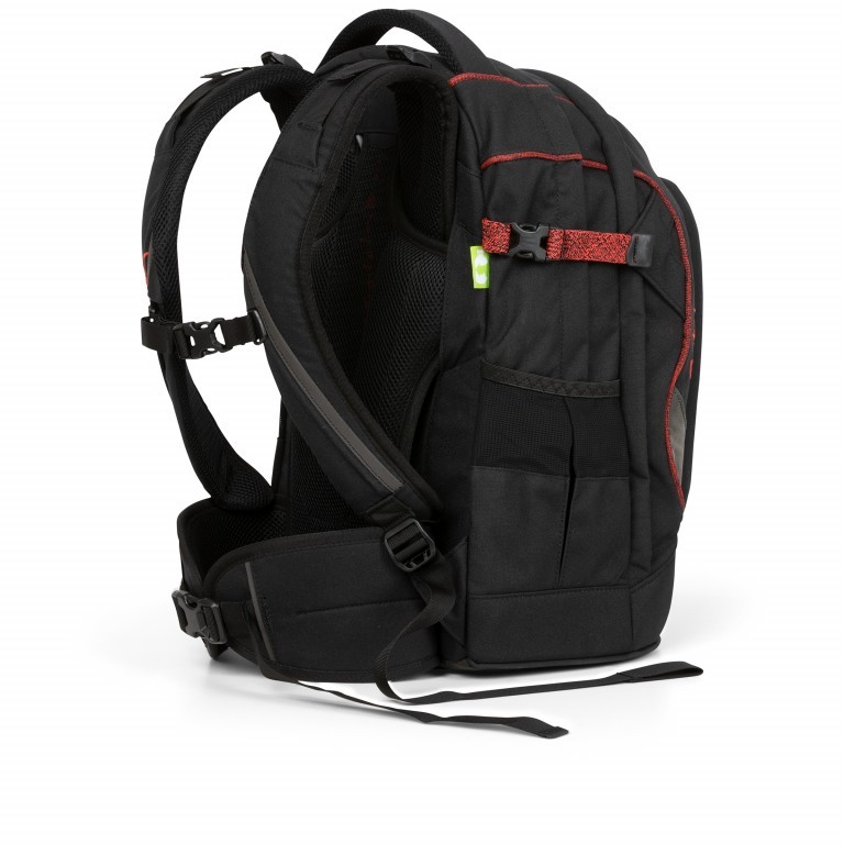 Rucksack Pack Black Volcano, Farbe: schwarz, Marke: Satch, EAN: 4057081041121, Abmessungen in cm: 30x45x22, Bild 4 von 18