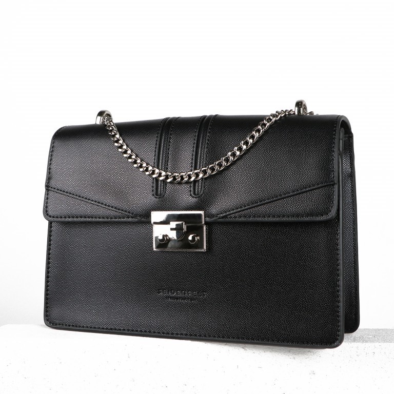 Umhängetasche Roros Big Black, Farbe: schwarz, Marke: Seidenfelt, EAN: 4251634254628, Abmessungen in cm: 28x19.5x8, Bild 2 von 6
