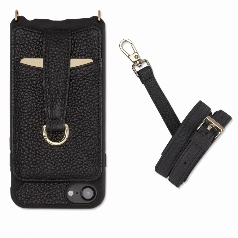 Handyhülle Victoria Fittings Gold mit Lederband für iPhone 6/7/8 Black, Farbe: schwarz, Marke: Vaultskin, EAN: 5060624030017, Abmessungen in cm: 7.3x14.5x2, Bild 2 von 9