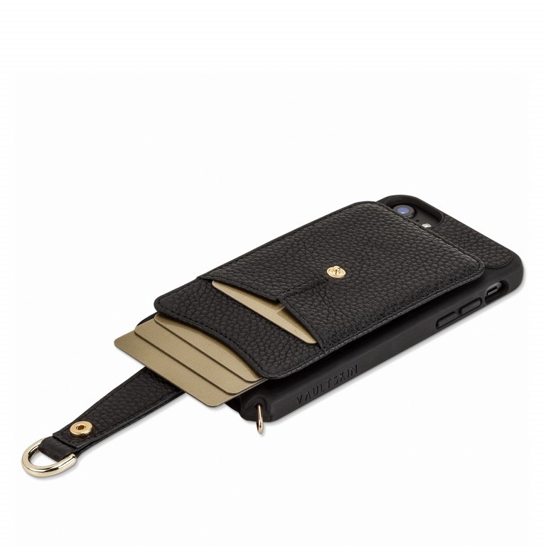 Handyhülle Victoria Fittings Gold mit Lederband für iPhone 6/7/8 Black, Farbe: schwarz, Marke: Vaultskin, EAN: 5060624030017, Abmessungen in cm: 7.3x14.5x2, Bild 8 von 9